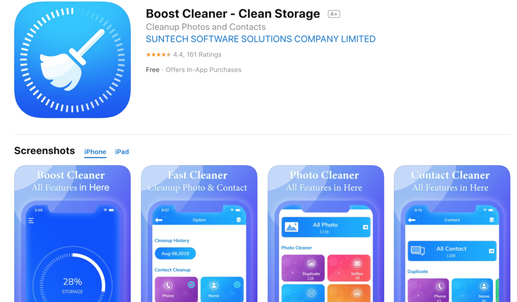 Clean up photos app online